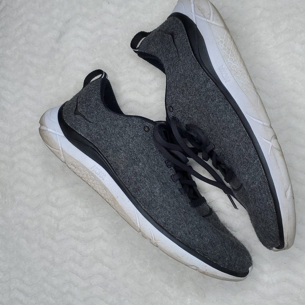 Hoka One One Hupana Wool Sneakers, Size 9.5 - image 1